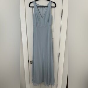 After Six - NWOT chiffon bridesmaid dress - size 6 - color MIST